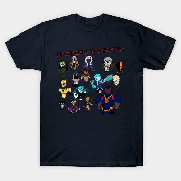 DC villains T-Shirt by Noah Wilson designs.